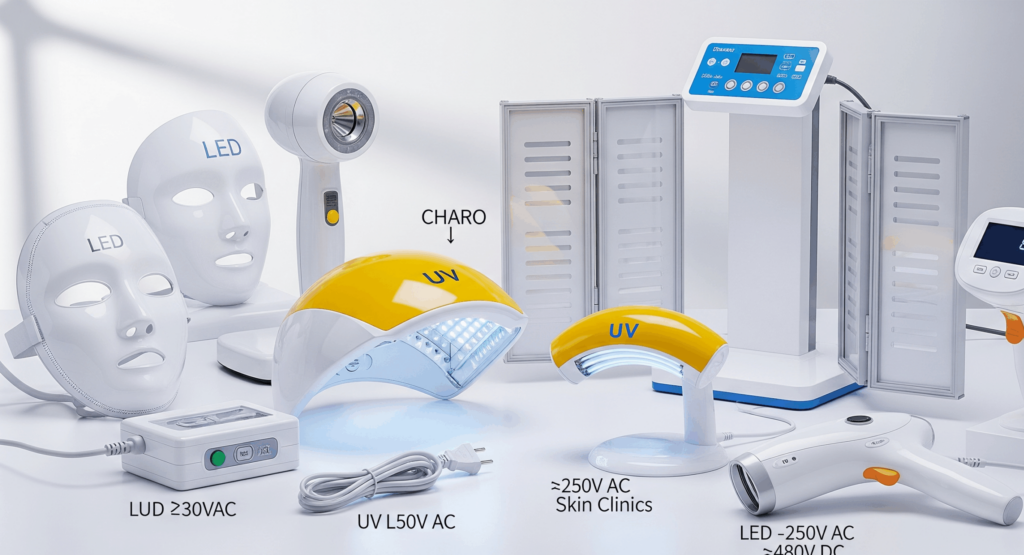 Appliances for Skin Exposure to Optical Radiation