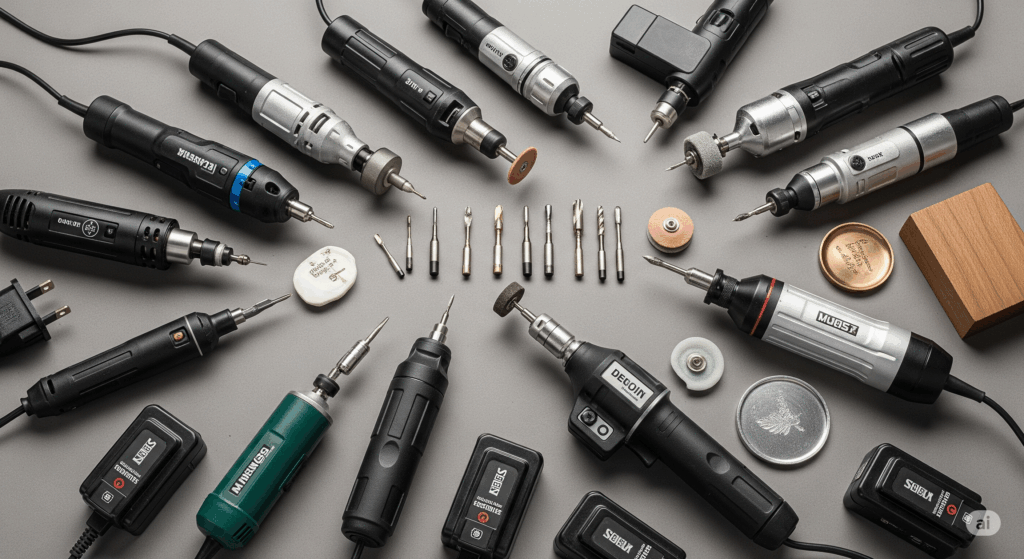 Hand held electric Engraving Tools