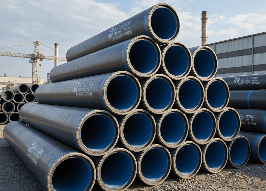 Centrifugally Cast (Spun) Ductile Iron Pressure Pipes for Water, Gas, and Sewage