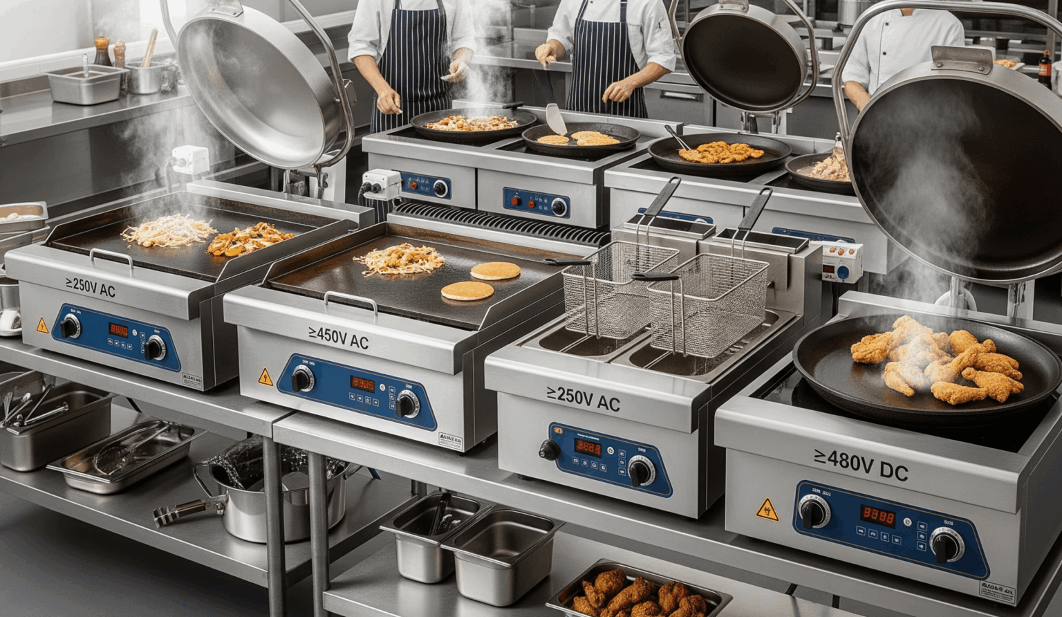 Commercial Electric Multi-purpose Cooking Pans