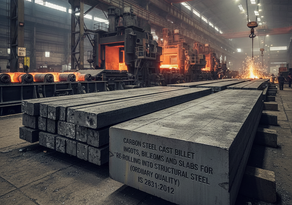Carbon Steel Cast Billet Ingots, Billets, Blooms and Slabs for Re-rolling into Structural Steel (Ordinary Quality):